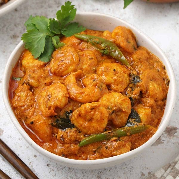 Ginger Prawns Coconut Masala