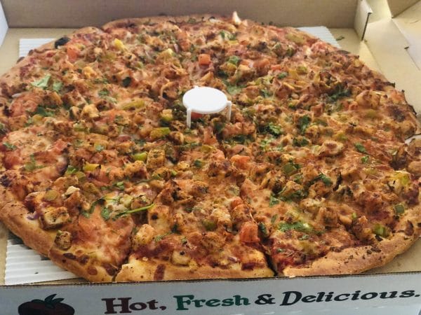 Karahi Chicken Pizza