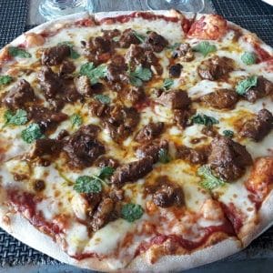 Lamb Karahi Pizza