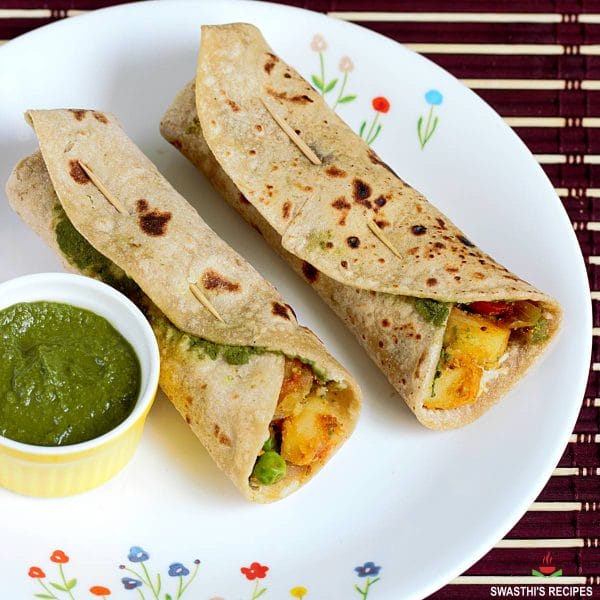 Mix Veg Kathi Roll