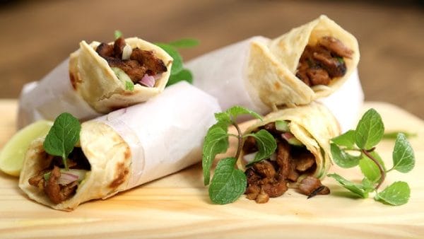 Mutton Kebab Roll