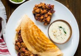 Pesto Paneer Dosa