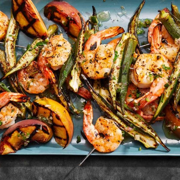 Seafood Grill with Veggies